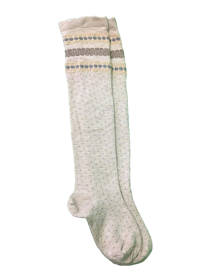 Swiss-dotted Over-the-Knee Socks